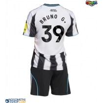 Otroški Nogometni dresi Newcastle United Bruno Guimaraes #39 Domači 2025-26 Kratek Rokav (+ Kratke hlače)